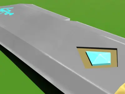 Fantasy Sword  Free low-poly 3D model