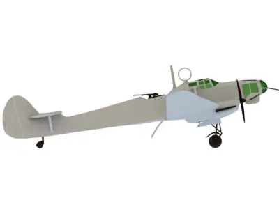 AIRCRAFT FW58B 3D model