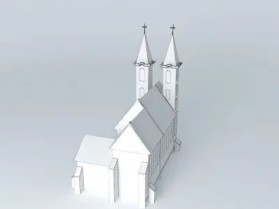 Árpási Árpádházi church Free 3D model