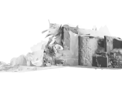 Castle city 3D model