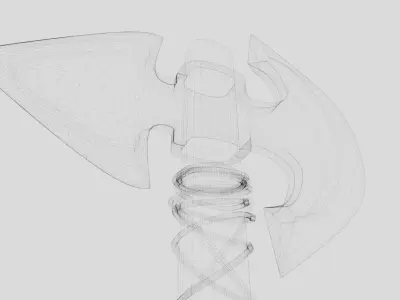 Medieval Ax 3D model