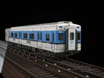 Toshiba Series 2000 Emfer EMU 3D model