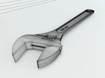 Wrench 3D model 6