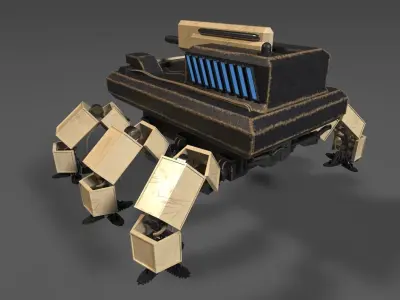 Mech Walker Low-poly 3D model purchase