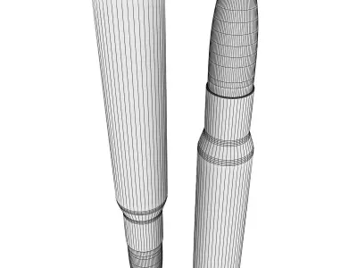 30-06 Cartridge 3D model