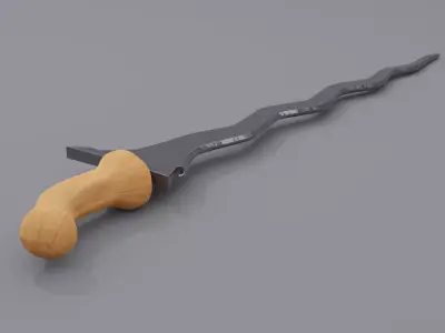 keris set 3D model