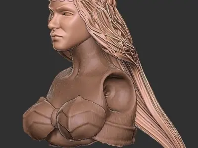 Crysania Mythic Legions Head 3D print model