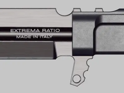 Knife-Extrema-Ratio Low-poly 3D model