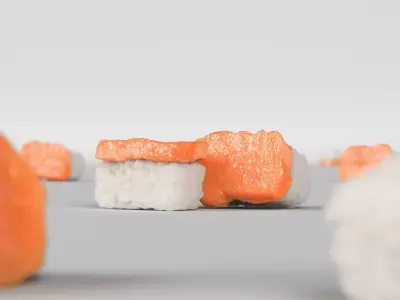 Sushi 3D model purchase