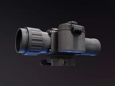 Operator 640 Thermal Scope Low-poly 3D model