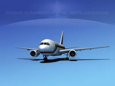 Boeing 767-100 Air Zimbabwe 3D model