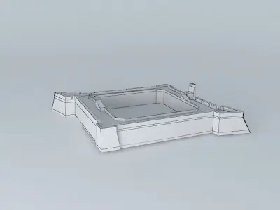 CASTLE-FORTRESS SANTA POLA Free 3D model