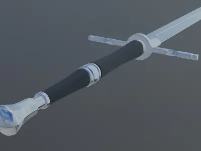 Sword Low-poly 3D model 36