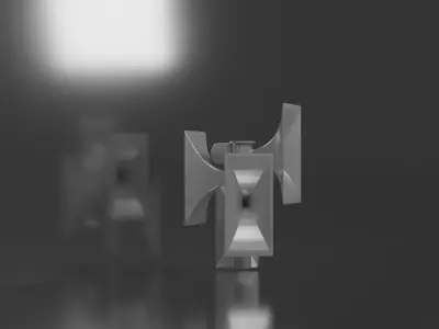 Sonnenburg Sirene Low-poly 3D model