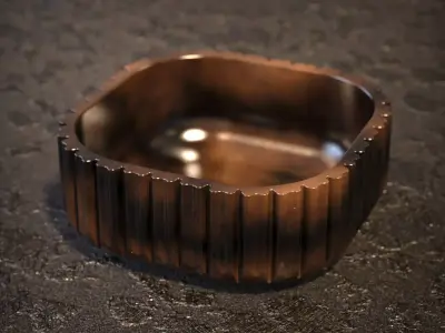 Unique ceramic kitchen art Stl 3D print model