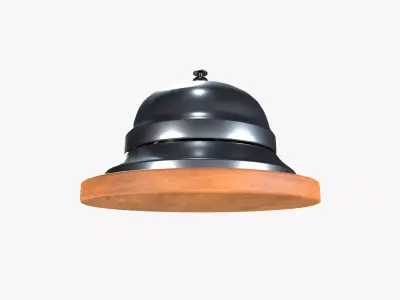 Table calling bell 3D model