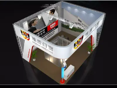 Exhibition - Area - 8X6-3DMAX2010-06 3D model