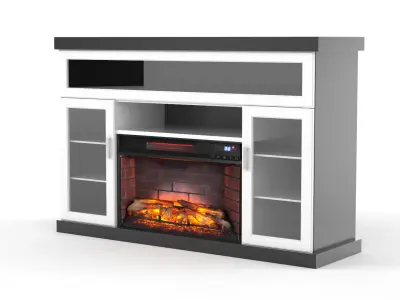 Electric Fireplace Free 3D model get