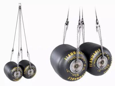 Fuel Blivet Low-poly 3D model