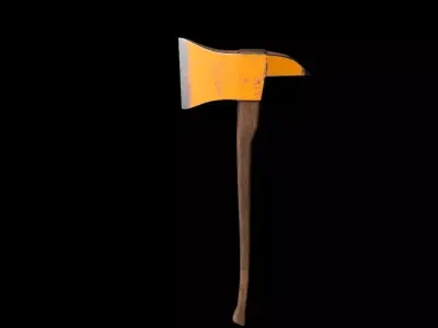 AXE BLADE Free low-poly 3D model