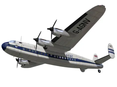 Avro York 3D model purchase