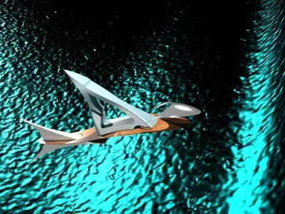 abstract ship Free 3D model