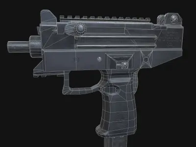 UZI Pro Low-poly 3D model purchase