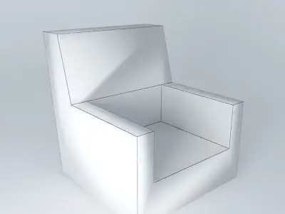 Learjet 45 Seat Free 3D model