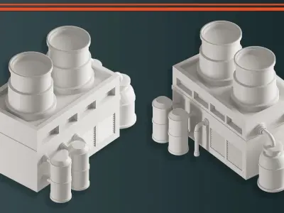 Factory Units-VOL04 3D model