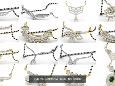 3DM 100 TANMANIA FILES 3D Model Pack