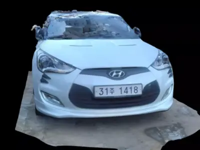 Photogrammetry Hyundai Veloster 2011 GDI OEM Body Kit AA016 3D model