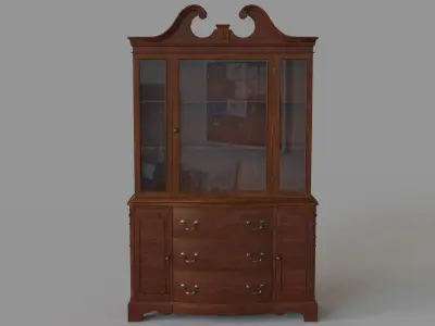 Antique Hutch 3D model