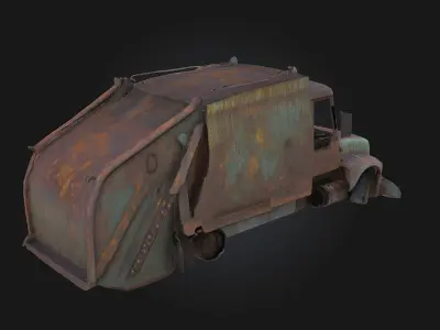 Rusty Relic  Timeworn Echo from the Past 3D model