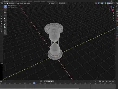 Hourglass 3D model
