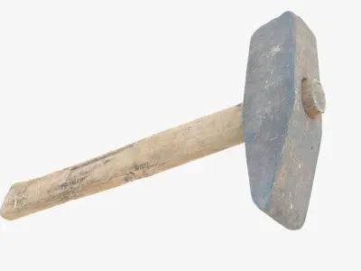 Hammer Big Low-poly 3D model