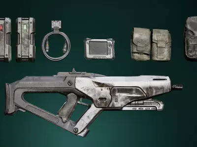 Sci-fi props Nyra 3D model