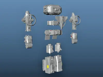 Dairugger XV - MaxLab Version 3D print model