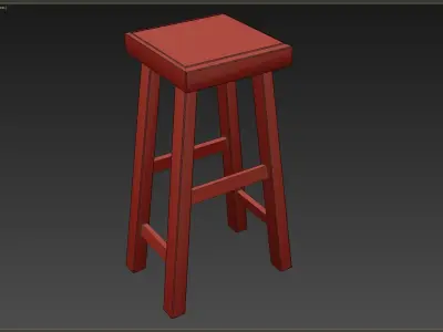 Medieval Rustic  Low-poly 3D model