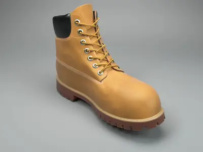 timberland boot 3D model
