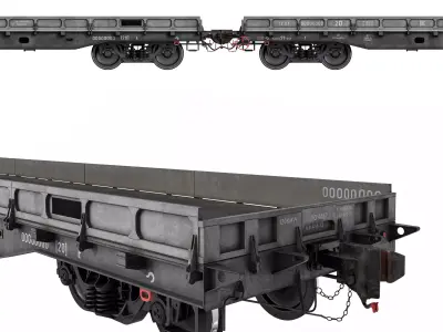 WAGON PLATFORM 13-192-01 3D model