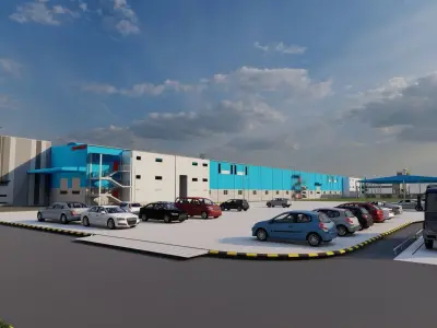 Factory design 3D model purchase