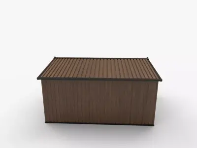 Falcon garden shed 3D model