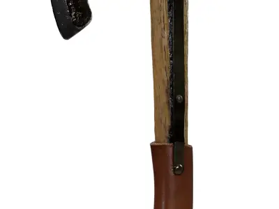 Antique Viking ax 3D model