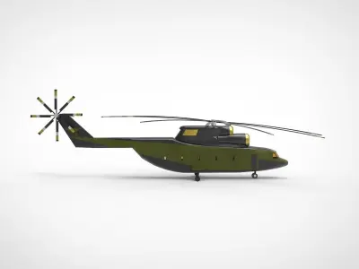 Mil Mi-26 Halo 3D model