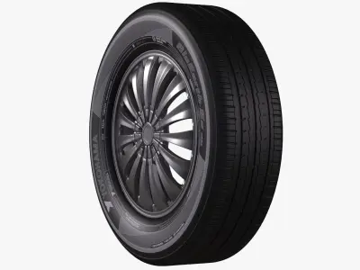 Yokohama Wheel - Bluearth ES32  3D model