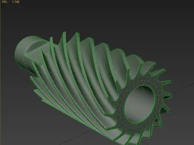 Milling cutter 3D model