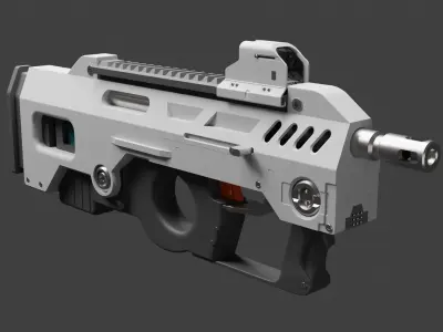 Concept Gun model 3D model