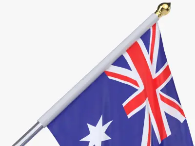  Australia Cloth Flag Wall Mount Animated 