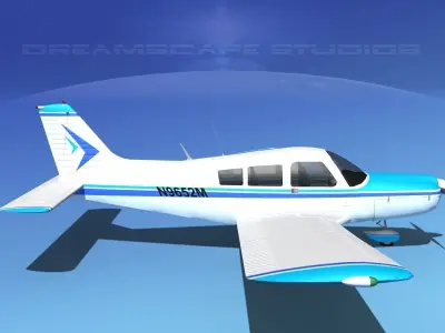 Piper PA-28-235 Cherokee  V11 3D model