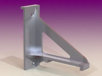Wall Bracket II Free 3D model
